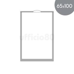 Portaetichette adesive PVC con cartoncino Conf.10pz