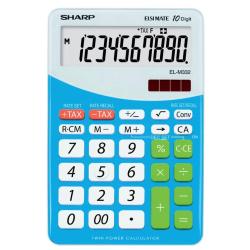 Calcolatrici da tavolo a 10 cifre SHARP con ampia varietà di funzioni blu