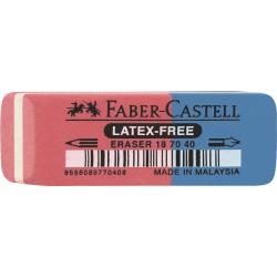 Gomma Faber-Castell 7070-40 rosso/blu dimensioni 50x18x8 mm
