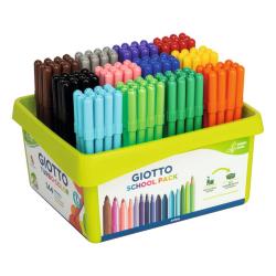 Pennarelli GIOTTO Turbo Color punta fine 2,8 mm assortiti Schoolpack da 144pz