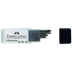 Mine per compasso Faber-Castell 2 mm H astuccio da 6pz