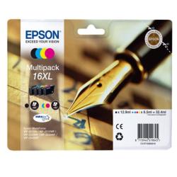 Cartuccia Epson Originale T1636 XL Kit 4 colori (C13T16364010)