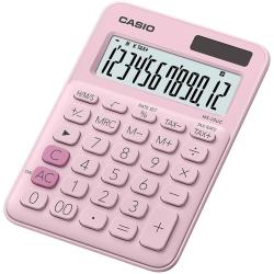 Calcolatrice colorata da tavolo CASIO - 12 cifre - Rosa 10,5x15cm