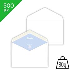 Buste senza finestra Sandy 80g 120x180mm bianco conf.500