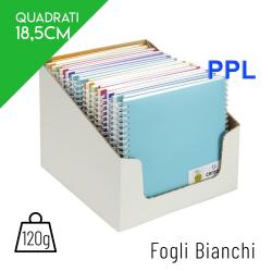 Quaderno Spiralato fogli Bianchi 120g copertina PPL 