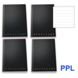 Quaderni cover nera PPL Maxi Pigna Monocromo Conf.5pz