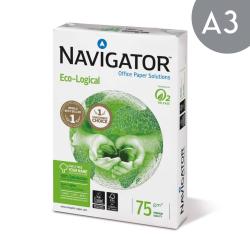 Carta per fotocopie A3 Navigator Ecological 75g (Risma da 500 fogli)