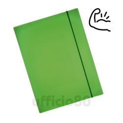 Cartellina Resistente PPL con elastico 25x35cm verde