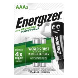 Batterie ricaricabili AAA Power Plus 700mAh conf. da 2