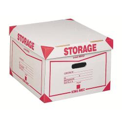 Contenitore per 4 scatole archivio Storage 