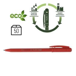 Penna Ecologica Green Plastic Tratto 1Uno Conf.50pz