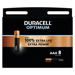 Batteria alcaline Duracell Optimum Ministilo AAA MN2400 mAh blister da 8