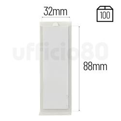 Portaetichette adesive PVC con cartoncino Conf.100pz