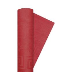 Tovaglia a rotolo in carta Kraft Excellence 7x1,2 metri damascata rosso