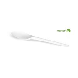 Cucchiaio bianco Bio compostabile monouso Conf.50pz.