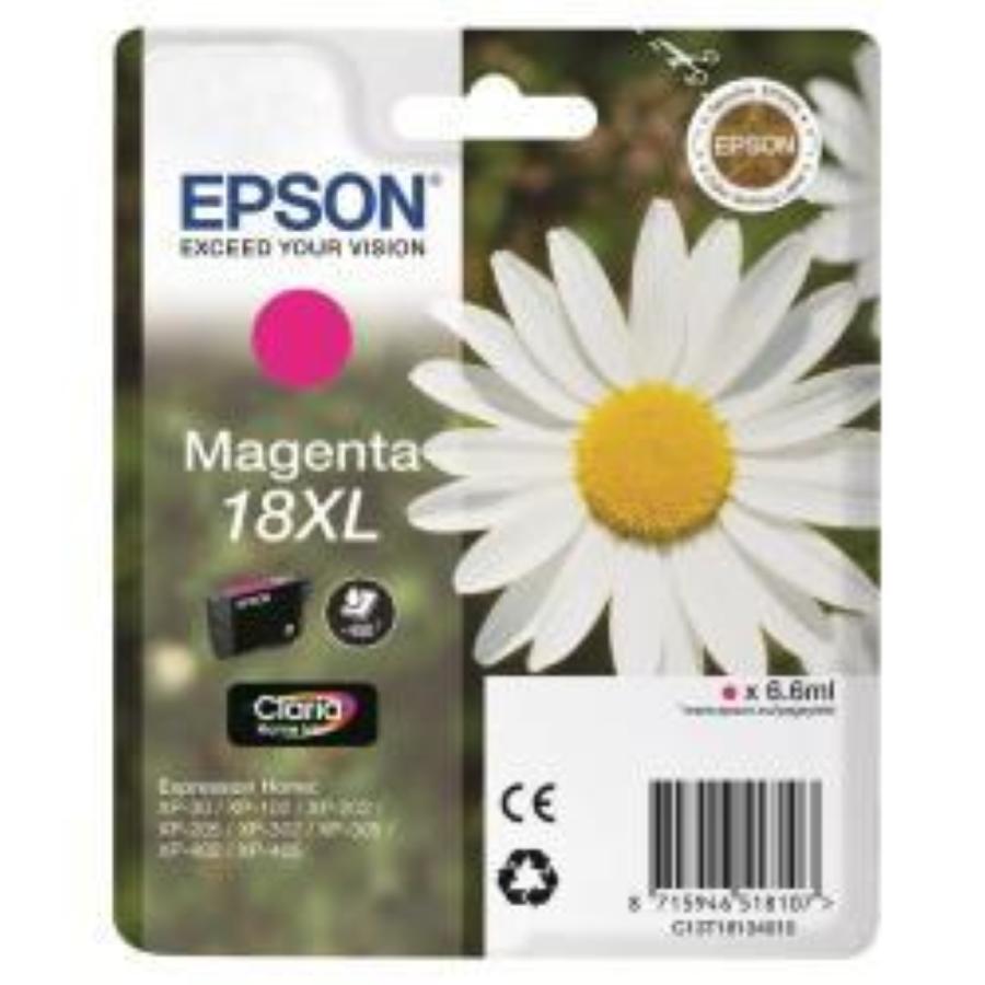 Cartuccia Epson Originale 18XL Magenta  (C13T18134010)
