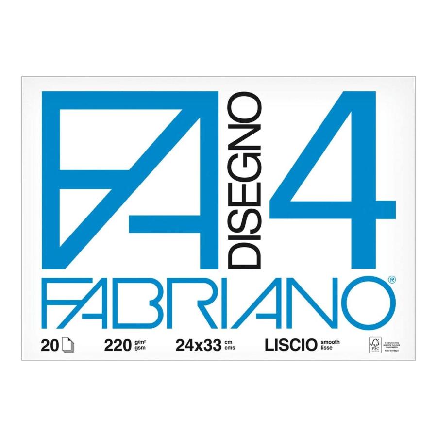 Album Fabriano F4 24x33cm 220g 20f. LISCIO