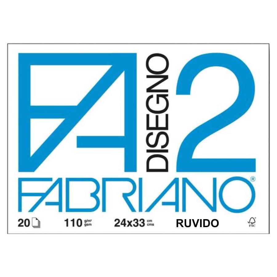 Album Fabriano F2 110g 24x33cm 20 f. RUVIDI