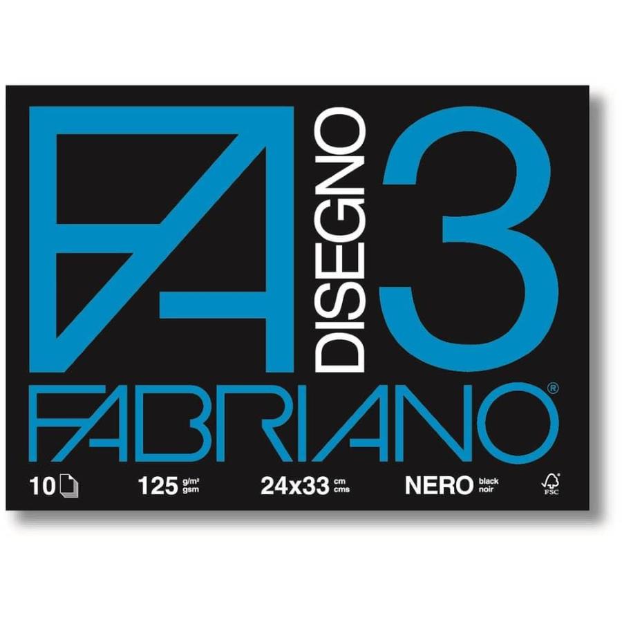 Album NERO Fabriano F3 125g 10f. 24x33cm