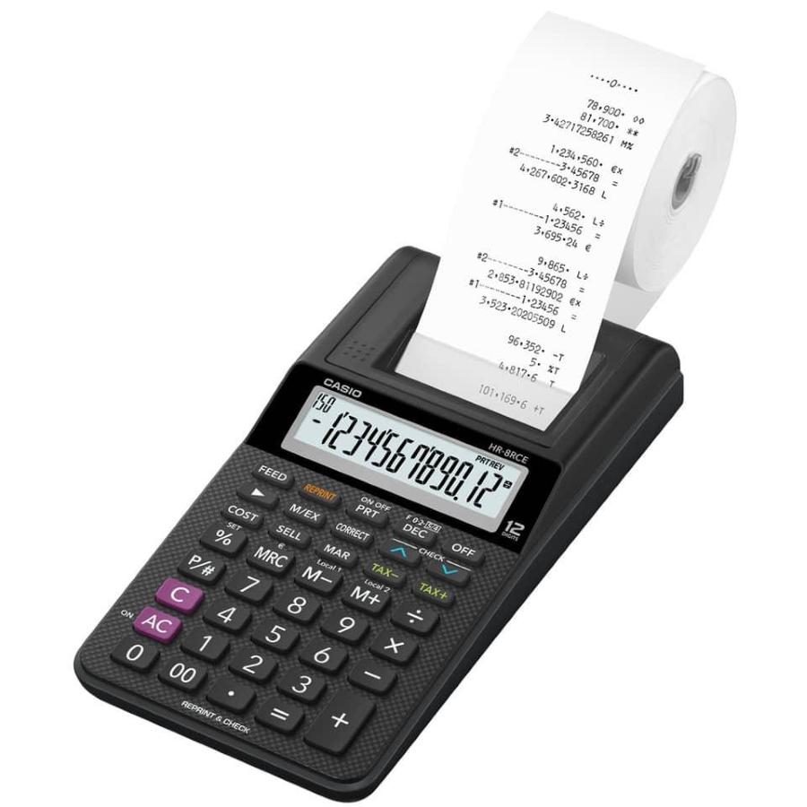 Calcolatrice scrivente Casio HR-8RCE-WE