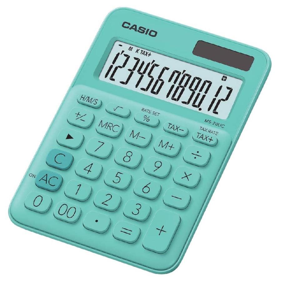 Calcolatrice colorata da tavolo CASIO 10x15cm  12 cifre 