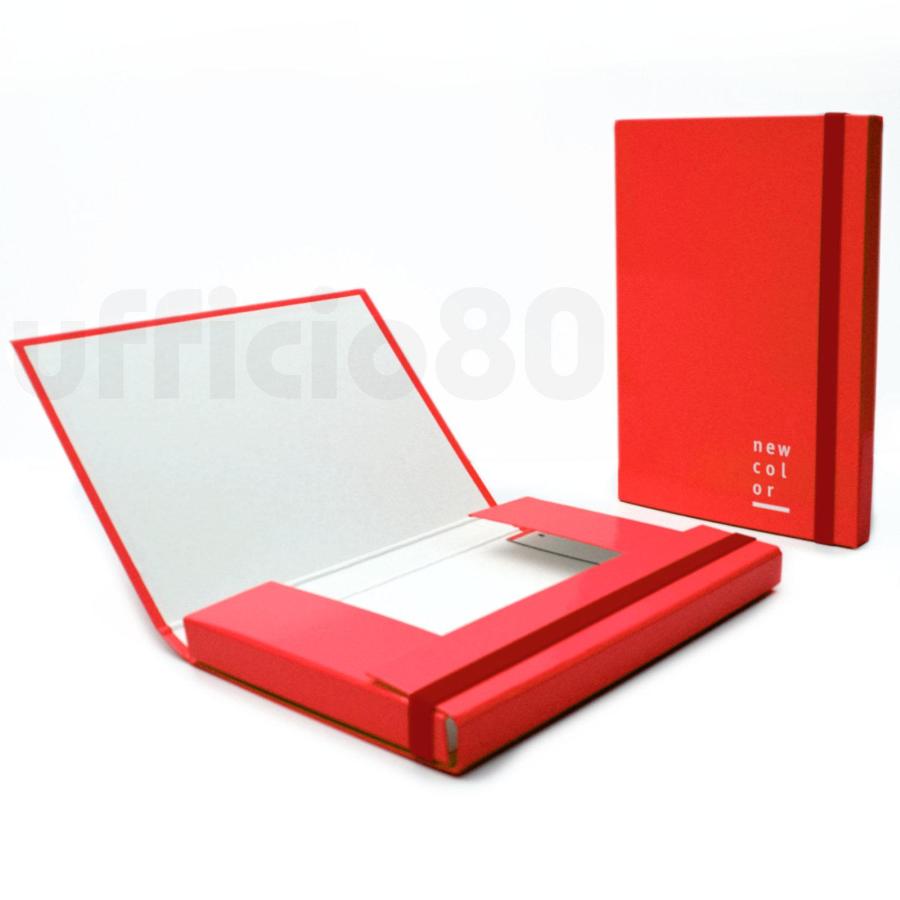 Scatola Archivio con elastico dorso 3cm New Color (Rosso)