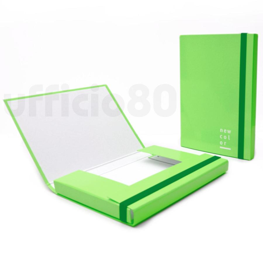 Scatola Archivio con elastico dorso 3cm New Color (Verde Chiaro)