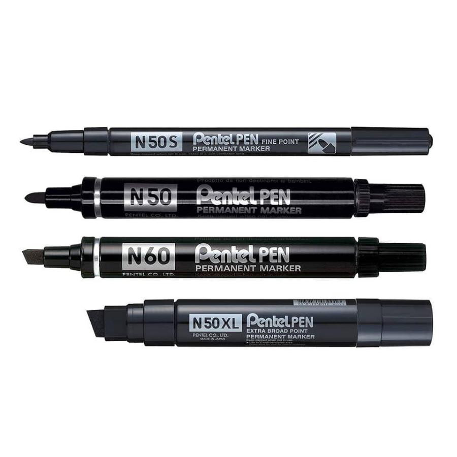 Pentel Pen N50S Marcatore permanente punta conica tratto 1 mm