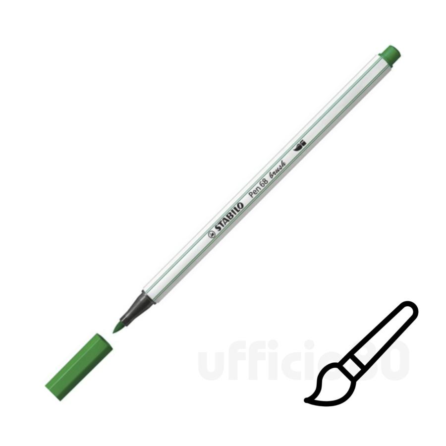 Pennarello Stabilo Pen 68 brush con punta a pennello M1mm