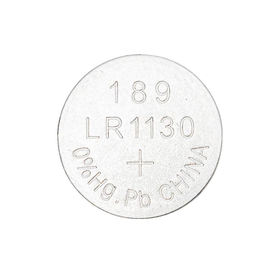 Batterie alcaline a bottone 1.5V LR54 - LR1130 - 189 Conf.10 pezzi