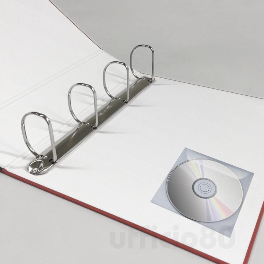 Buste adesive trasparenti per CD/DVD pz25