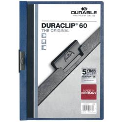 Cartellina con clip fermafogli Duraclip formato A4 (max 60ff)