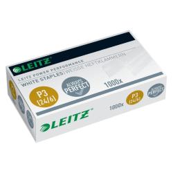 Punti cucitrice 24/6 Leitz in metallo Bianco scatola da 1000 punti