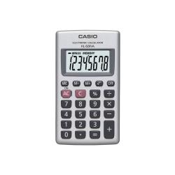 Calcolatrice tascabile CASIO 8 cifre a batteria 7x10cm struttura in metallo Argento