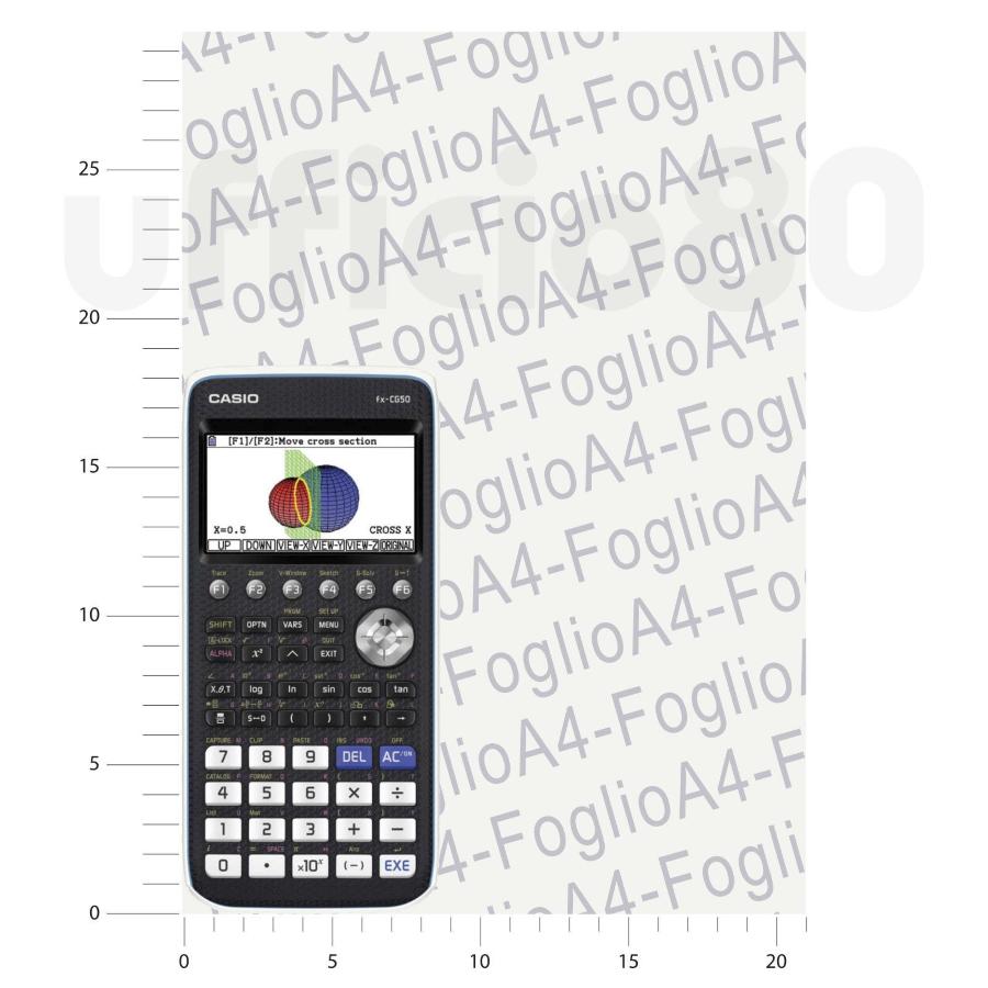 Calcolatrice grafica CASIO FX-CG50 9x18cm senza CAS con oltre 65.000 colori. Ammessa alla Maturità. Nera