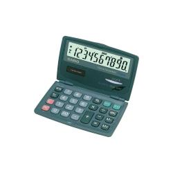 Calcolatrice CASIO tascabile 10 cifre - solare e batteria 12x14cm Blu Scuro