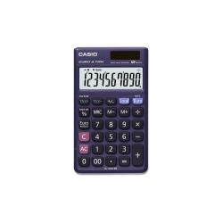 Calcolatrice scientifica CASIO 7x12cm tascabile 10 cifre - solare e batteria Blu Scuro