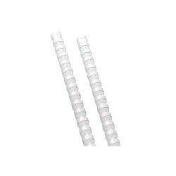 Dorsi plastici a 21 fori/anelli Q-Connect Bianchi per rilegatrici conf.100pz