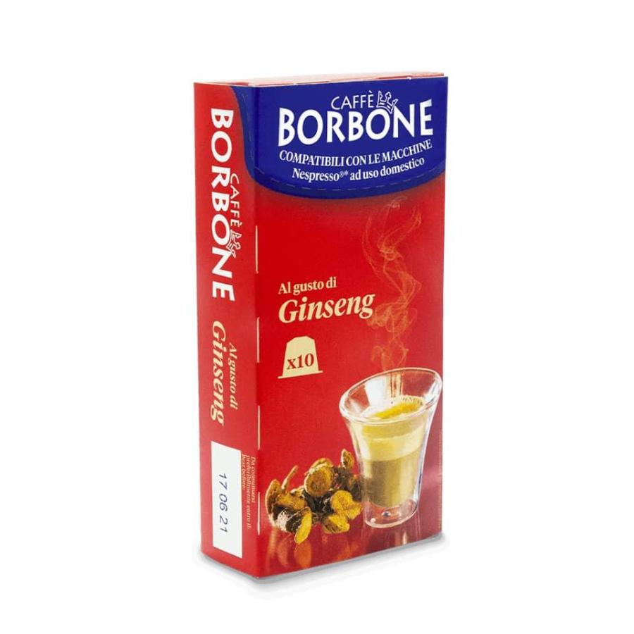 Capsule di preparato solubile per caffè al latte e ginseng 6,5 gr compatibili Caffe Borbone conf. 10pz