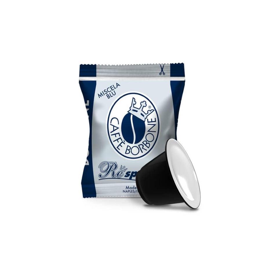 Capsule compatibili Nespresso 100 pz Caffe Borbone qualità Blu