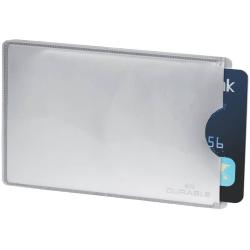 Tasca porta carte di credito RFID SECURE argento metallizzato 54x86mm conf. 10