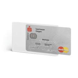 Tasca porta carte di credito RFID SECURE CONFEZIONE RETAIL trasparente 54x86mm conf. 3pz