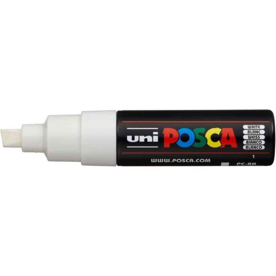 Uniposca M PC8K Marcatore a tempera punta grossa scalpello