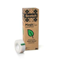 Nastro adesivo Scotch Magic Più Verde 19 mm x 33 m trasparente opaco conf. da 9 rotoli
