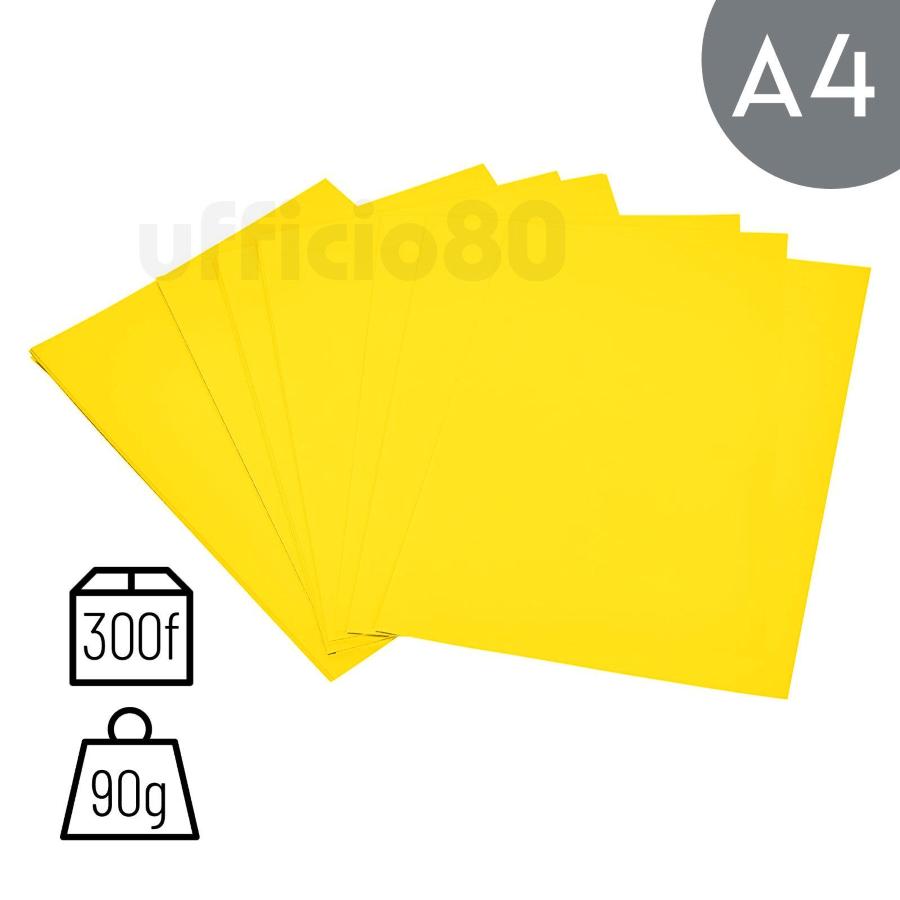 Cartoncini Colorati A4 200g 125fg Rismaluce Colori Forti Assortiti