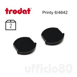 Cuscinetto inchiostrato di Ricambio per timbri TRODAT PRINTY 6/4642 Conf.2pz