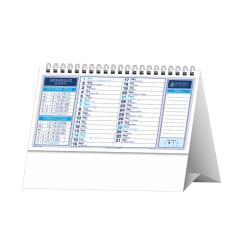 Calendario da Tavolo Basic blu 19x14,5cm (piedino 19x3,5cm)