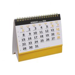 Calendario Da Tavolo Essential Desk Giallo 16,5x14cm (piedino 16,5x3)