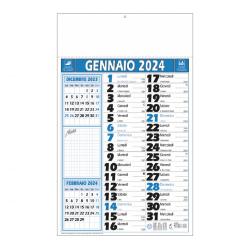 Calendario Olandese Notes Blu 28,8x47cm (testata 28,8x9,8cm)