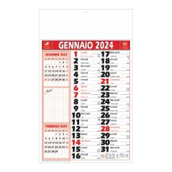 Calendario Olandese Notes Rosso 28,8x47cm (testata 28,8x9,8cm)